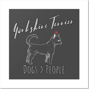 Yorkie - Dogs > People Posters and Art